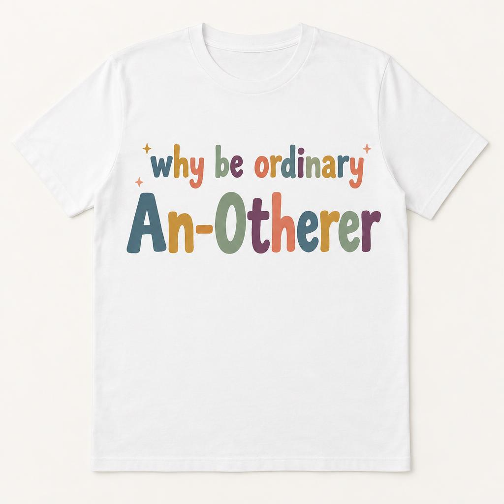 “Why be ordinary? An-Otherer” Tee