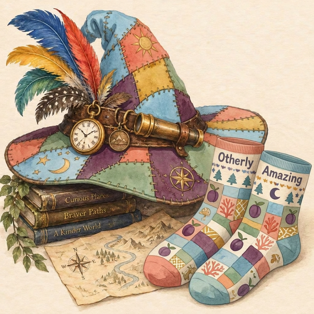 Curious Hat & Otherly Amazing Socks